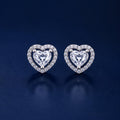 Halo Heart Stud