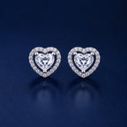 Halo Heart Stud