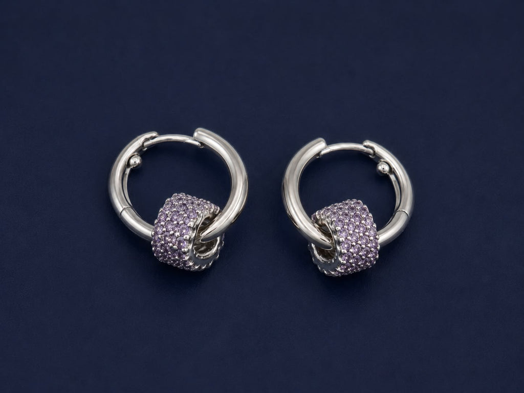 Violet Heart Hoops