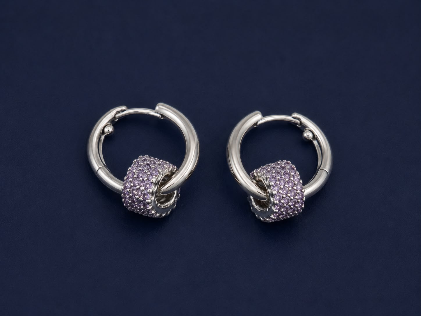Violet Heart Hoops