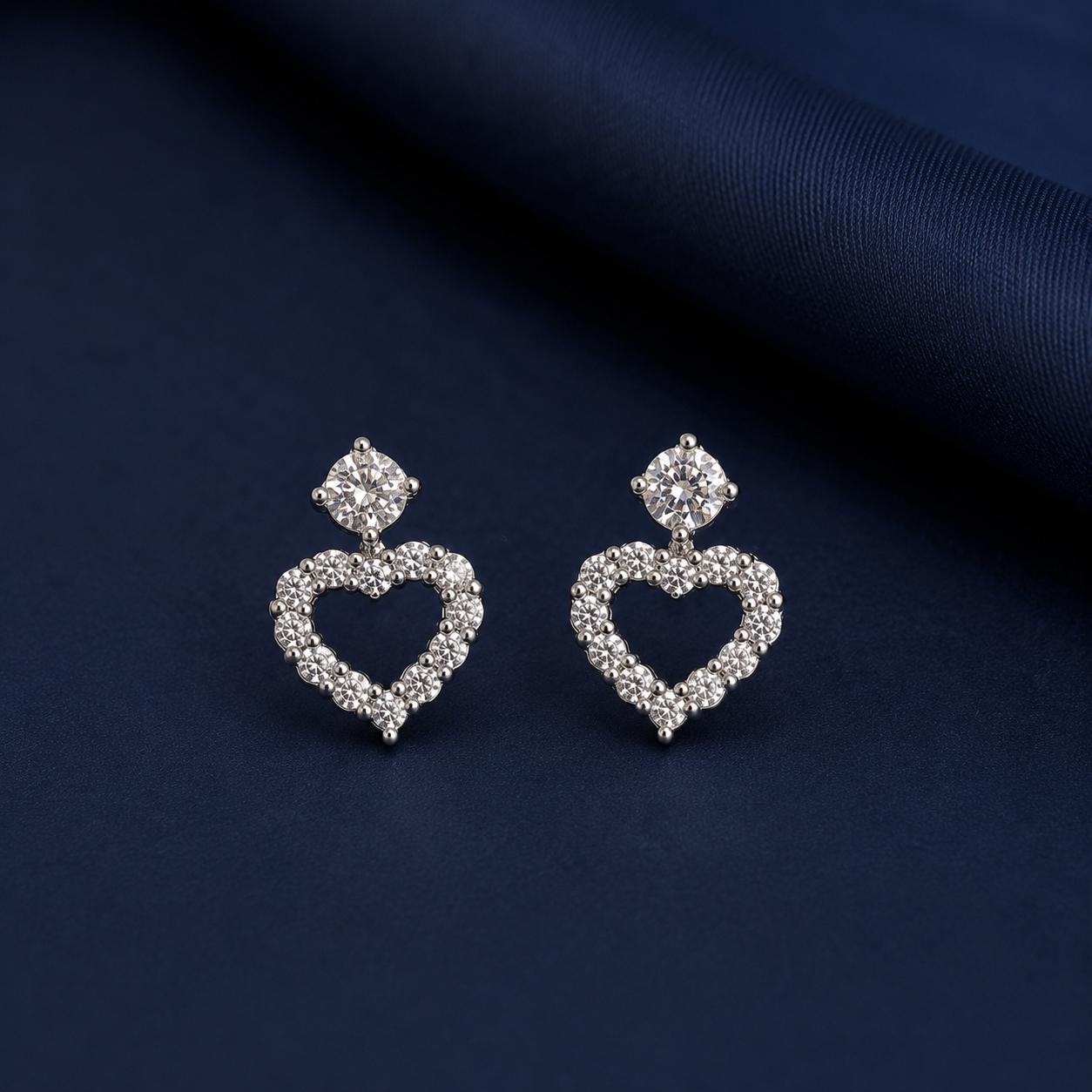 Aura Heart Stud