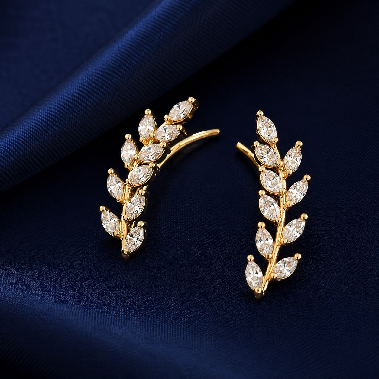 Ivy Earcuff - (Pair)