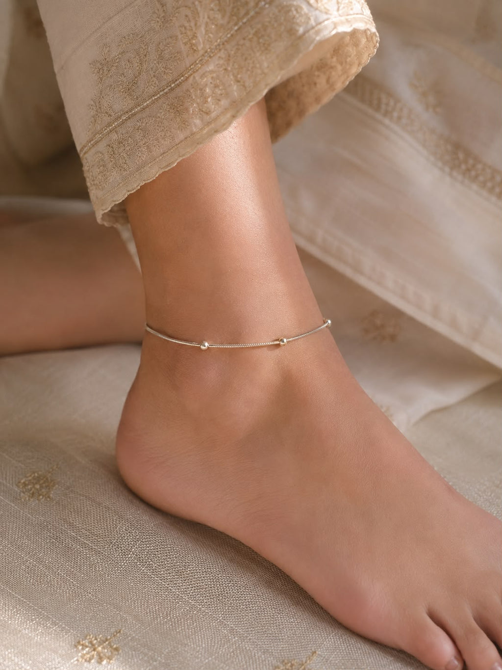 Luna Bead Anklet