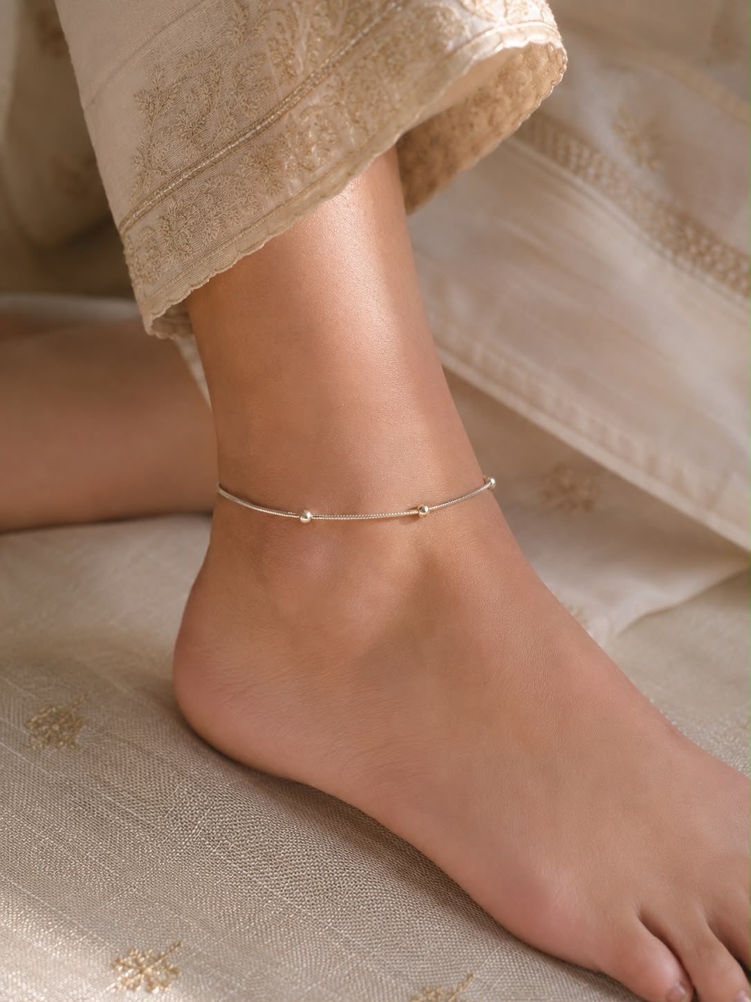 Luna Bead Anklet