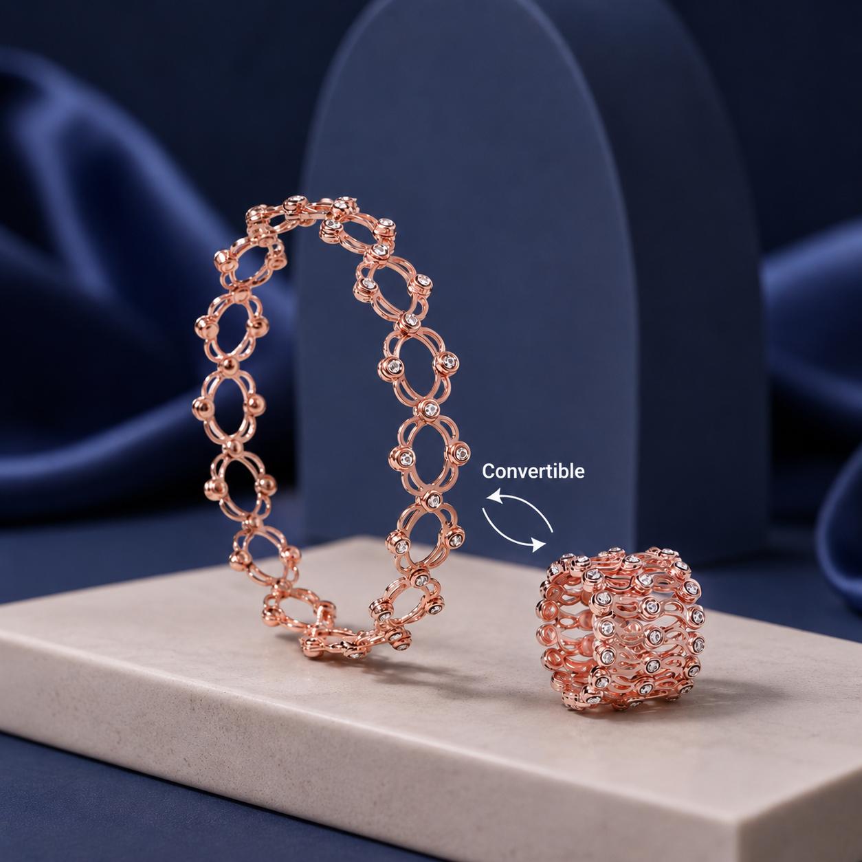 Supple Loop- Ring cum Bracelet