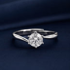 Pure Solitaire Ring