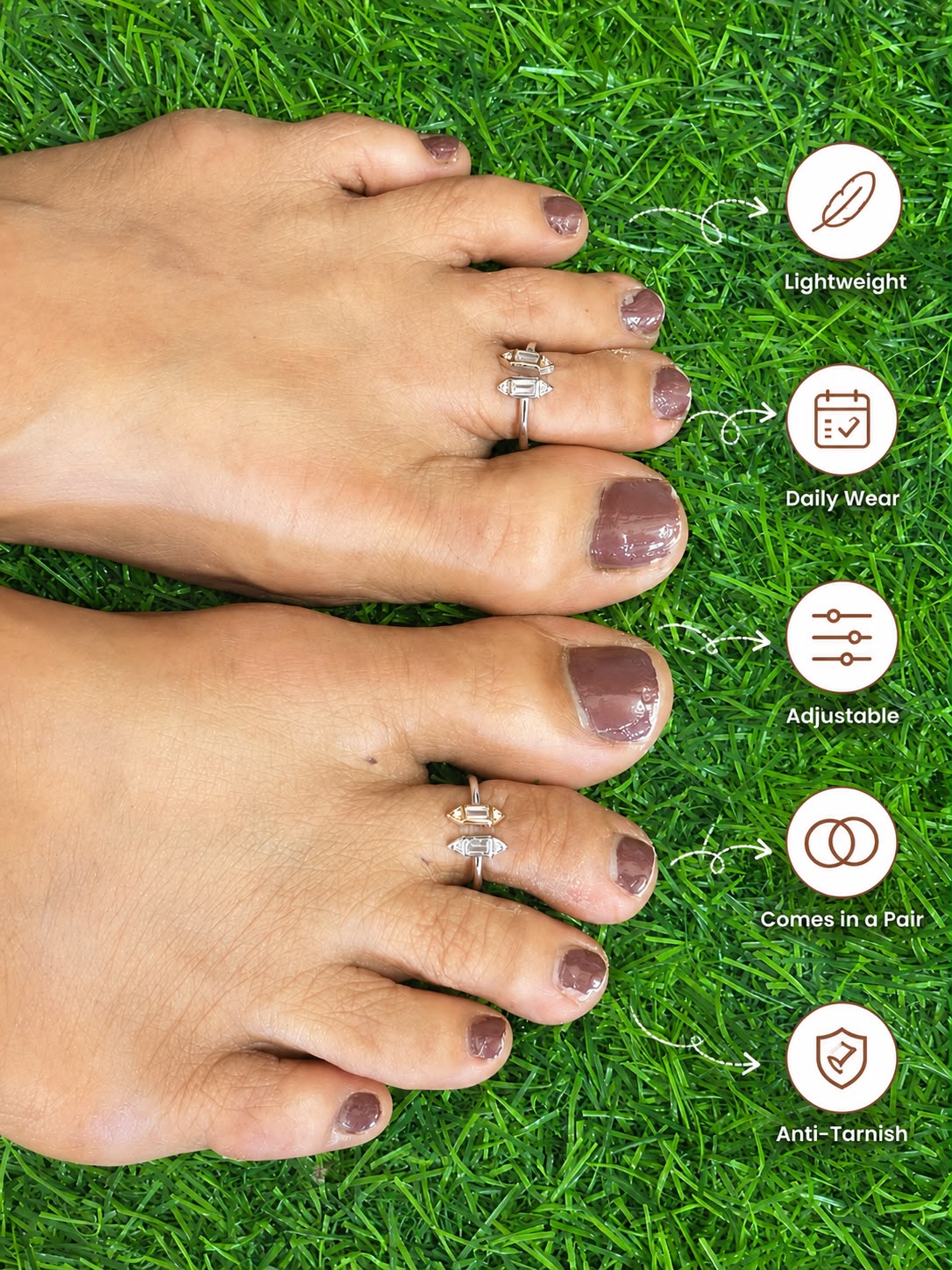 Vertex Toe Ring