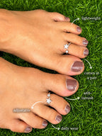 Twilight Toe Ring