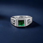 Emerald Crest Ring